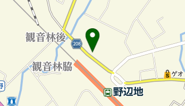 藤商事株式会社野辺地店の地図画像