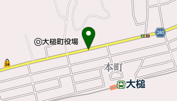 松緑神道大和山大槌支部の地図画像