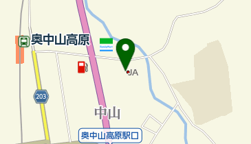 一戸町 奥中山地区公民館の地図画像