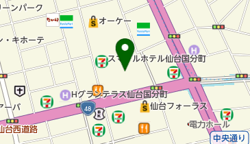 リーチ麻雀さかえ仙台店の地図画像