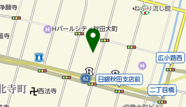 ハンズクラフト秋田の地図画像