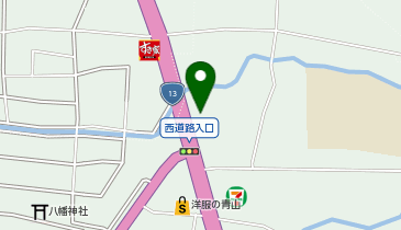 オーパーツ 13号店の地図画像