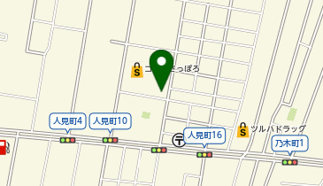 メガネサロンルック函館人見店の地図画像
