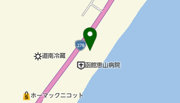 レインボー薬局恵山店の地図画像