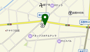 株式会社フジシン北海道函館支店の地図画像