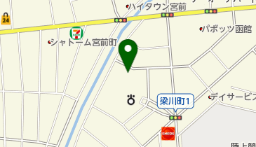 渡島総合振興局 保健環境部 児童相談室.函館児童相談所の地図画像