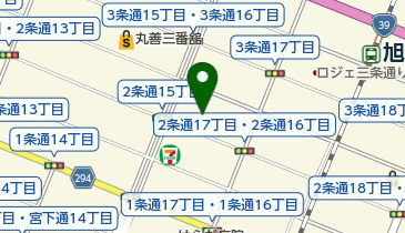 ミナミ理容院の地図画像