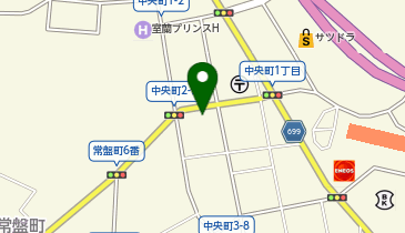 中央町整骨院の地図画像