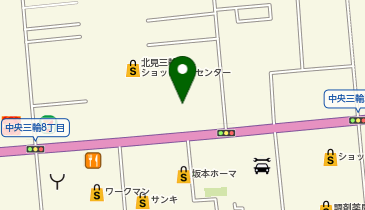 メガネのプリンス北見三輪店の地図画像