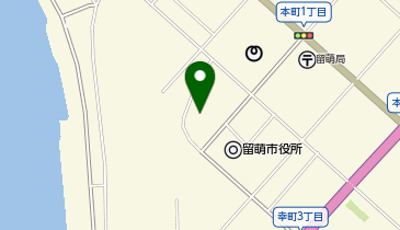 留萌市 港西コミュニティセンターの地図画像