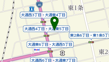 鉄板ほるもんもん鉄の地図画像