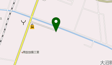 カヌーイースト大沼の地図画像