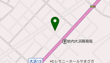 アイランド薬局いわない店の地図画像