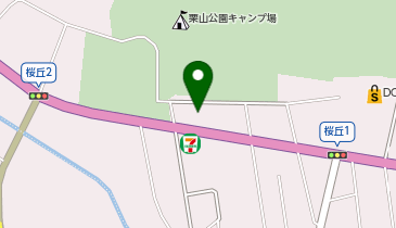 あいすの家栗山店の地図画像