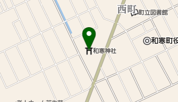 和寒神社の地図画像