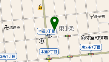 パルポートめむろの地図画像