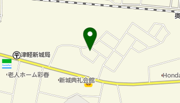 昇英館青森中央支部新城塾の地図画像