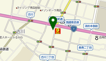 有限会社ふじ美容室 ギャル古川店の地図画像