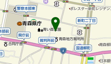 青森地区保護司会の地図画像