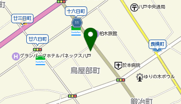 LEC八戸中央校の地図画像