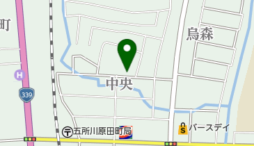 カメノヤ化粧品とエステの店の地図画像