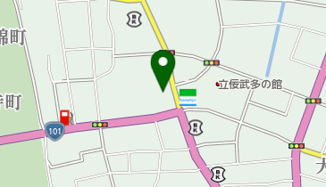 仏壇の鎌田の地図画像