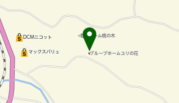 グループホームユリの花の地図画像