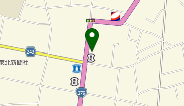 日建学院野辺地校の地図画像