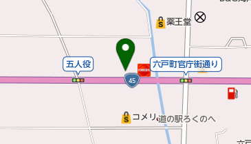 リペアカーショップの地図画像