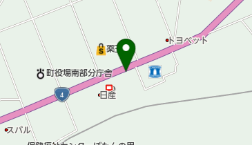 美容室ハーツの地図画像