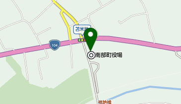 南部町 福地公民館の地図画像