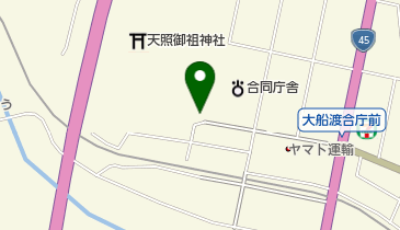 大船渡写真館の地図画像