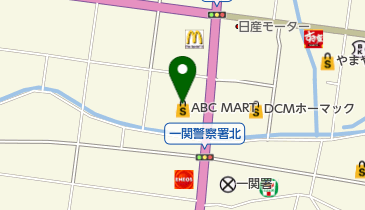 理容サンパチ一関店の地図画像