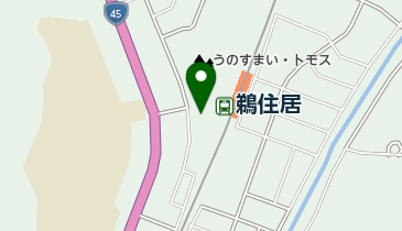 釜石市 鵜住居公民館の地図画像