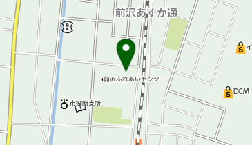 奥州市役所 前沢地域 前沢地区センターの地図画像