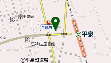 マッサージハウス平泉の地図画像
