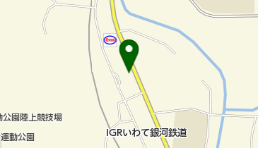 松田理容店の地図画像