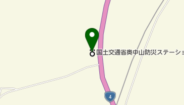 奥中山防災ステーションの地図画像
