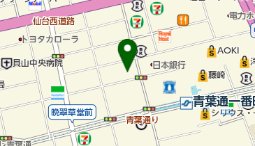 ソラスト仙台支社の地図画像