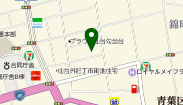 株式会社トラック・トラッカー東北支店の地図画像