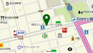 理容貴賓館の地図画像