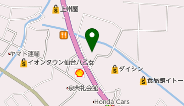 タイヤボックス仙台の地図画像