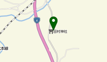 田村神社甲冑堂の地図画像