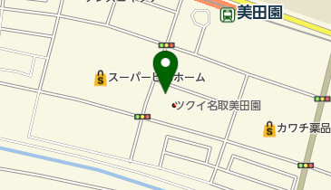 美田園接骨院の地図画像