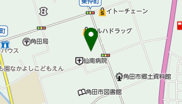 仙南病院 住宅型有料老人ホームなごみの郷の地図画像