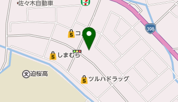 まるまつ若柳店の地図画像