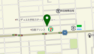 第一学院高等学校秋田キャンパスの地図画像