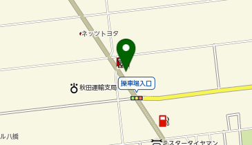 アクシスオートU-CAR新国道店の地図画像