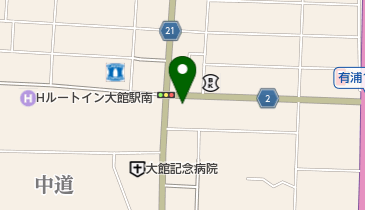 リリーほくと商事株式会社大館支店の地図画像