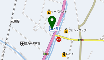 花輪リフォームの地図画像